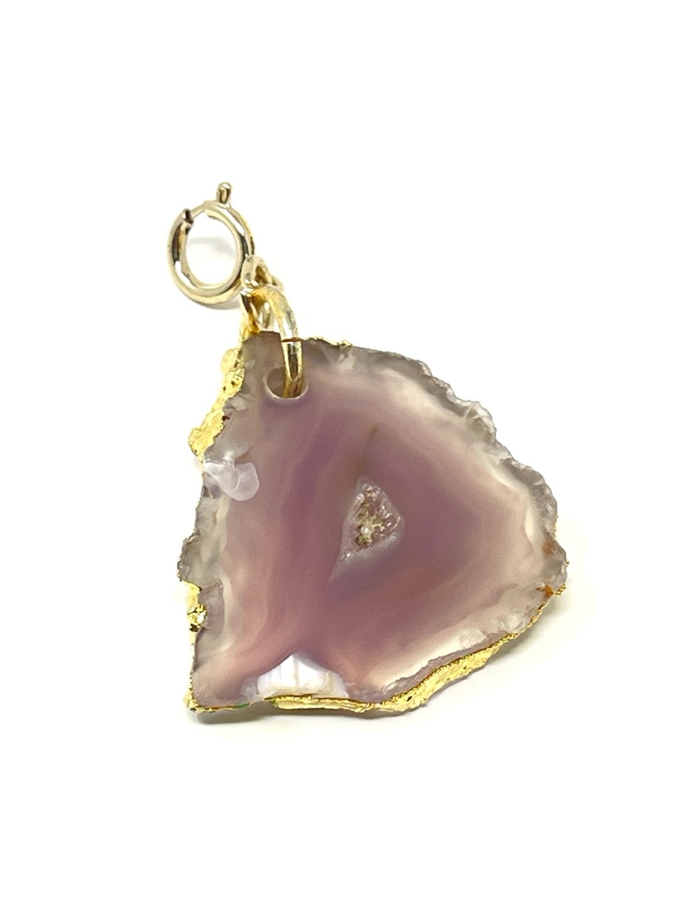 New Anthropologie Purple Agate Decorative Charm